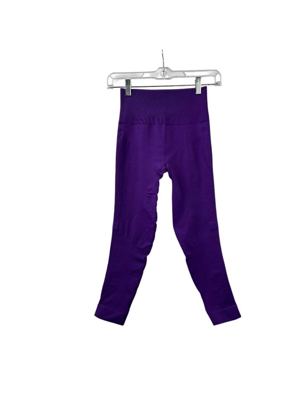 Lululemon Zone In Crop Legging High Rise Seamless Women's 4 Compression Purple